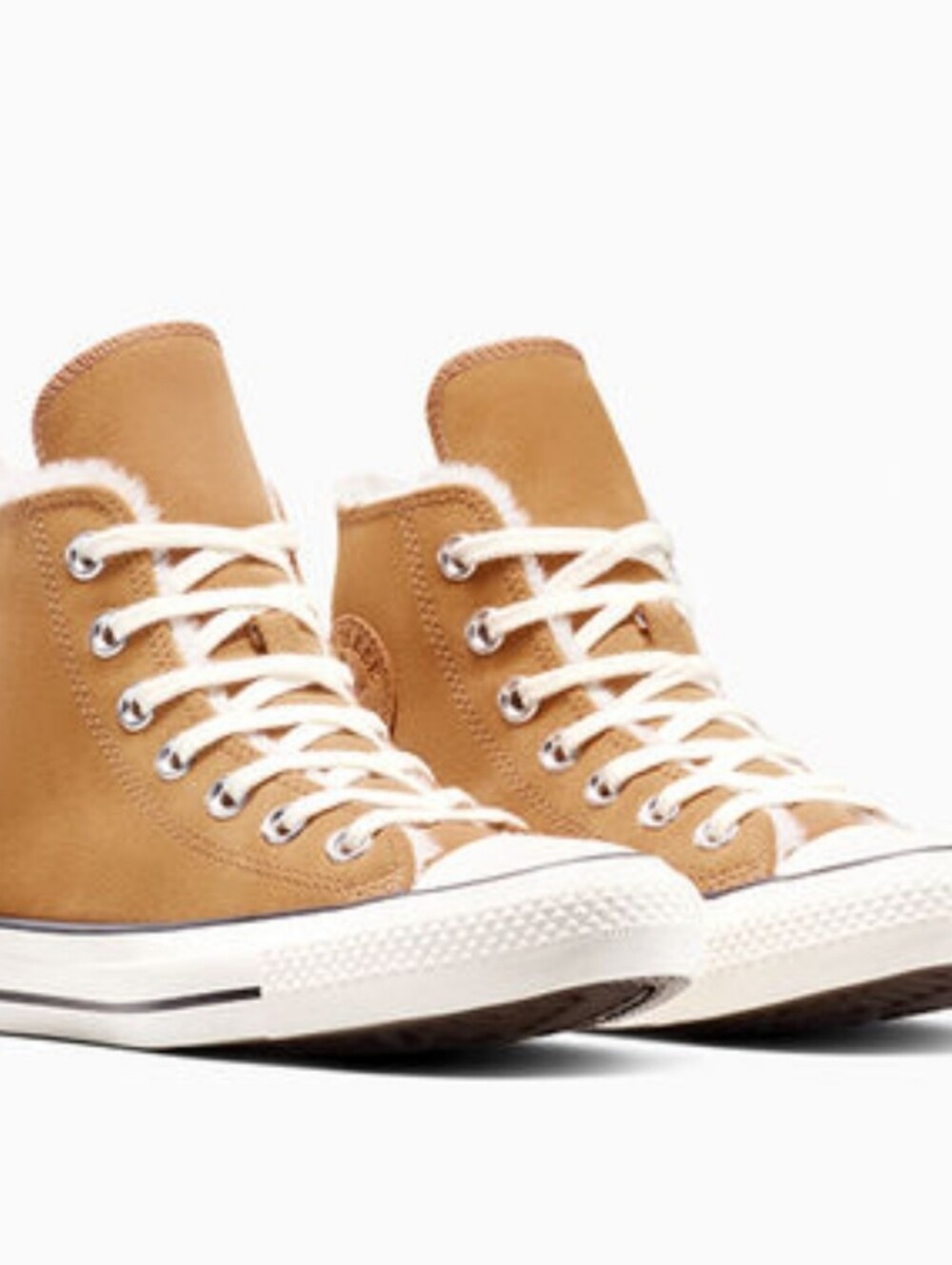 Converse Chuck Taylor All Star Cozy Suede Sneakers- Gingersnap/Egret - Picture 3 of 16